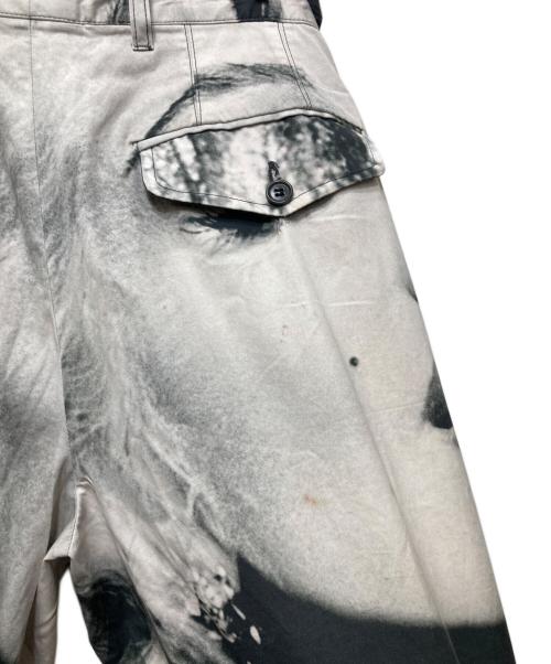 DRIES VAN NOTEN（ドリスヴァンノッテン）DRIES VAN NOTEN (ドリスヴァンノッテン) マリリン・モンロー 転写プリントショートパンツ ブラック サイズ:46の古着・服飾アイテム
