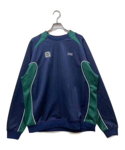 SEDAN ALL-PURPOSE（セダンオールパーパス）SEDAN ALL-PURPOSE (セダンオールパーパス) Team Training Top/チームトレーニングトップ ネイビー サイズ:XLの古着・服飾アイテム