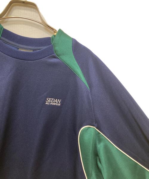 SEDAN ALL-PURPOSE（セダンオールパーパス）SEDAN ALL-PURPOSE (セダンオールパーパス) Team Training Top/チームトレーニングトップ ネイビー サイズ:XLの古着・服飾アイテム