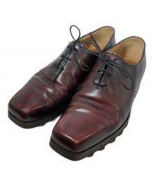 Berluti（ベルルッティ）の古着「ウルティマ スクエアトゥ レザーシューズ /Berluti sport」｜バーガンディー