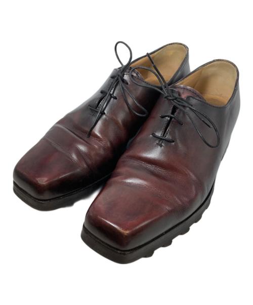 Berluti（ベルルッティ）Berluti (ベルルッティ) ウルティマ スクエアトゥ レザーシューズ /Berluti sport バーガンディー サイズ:6Eの古着・服飾アイテム
