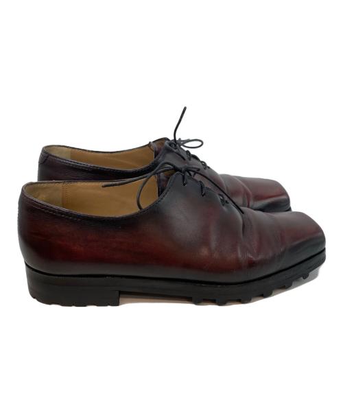 Berluti（ベルルッティ）Berluti (ベルルッティ) ウルティマ スクエアトゥ レザーシューズ /Berluti sport バーガンディー サイズ:6Eの古着・服飾アイテム