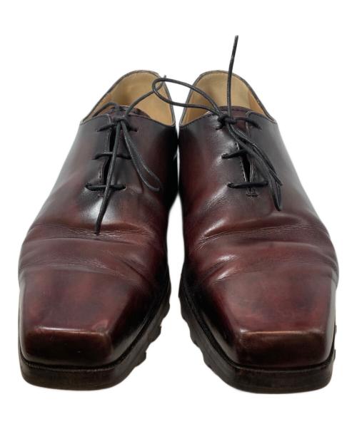 Berluti（ベルルッティ）Berluti (ベルルッティ) ウルティマ スクエアトゥ レザーシューズ /Berluti sport バーガンディー サイズ:6Eの古着・服飾アイテム