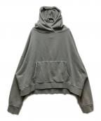 entire studiosエンタイアスタジオ）の古着「HEAVY HOODIE ウォッシュド加工長袖パーカー」｜グレー