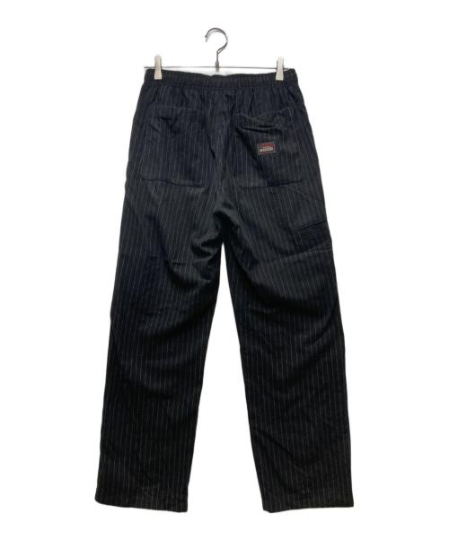 stussy（ステューシー）stussy (ステューシー) WOOL STRIPE BEACH PANT （ウールストライプビーチパンツ） /23AW ブラック サイズ:Sの古着・服飾アイテム