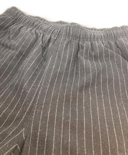 stussy（ステューシー）stussy (ステューシー) WOOL STRIPE BEACH PANT （ウールストライプビーチパンツ） /23AW ブラック サイズ:Sの古着・服飾アイテム