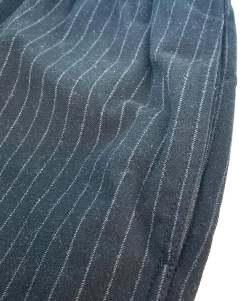 stussy（ステューシー）stussy (ステューシー) WOOL STRIPE BEACH PANT （ウールストライプビーチパンツ） /23AW ブラック サイズ:Sの古着・服飾アイテム