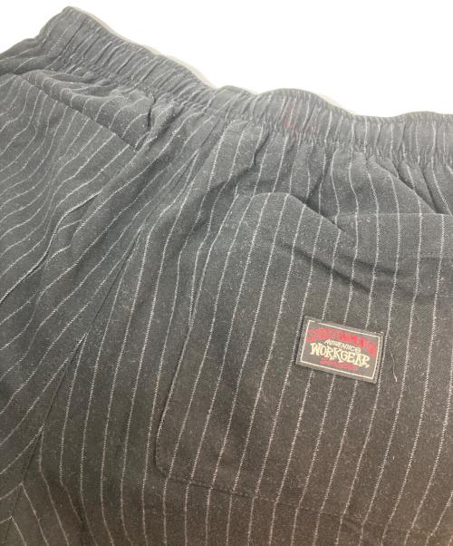 stussy（ステューシー）stussy (ステューシー) WOOL STRIPE BEACH PANT （ウールストライプビーチパンツ） /23AW ブラック サイズ:Sの古着・服飾アイテム