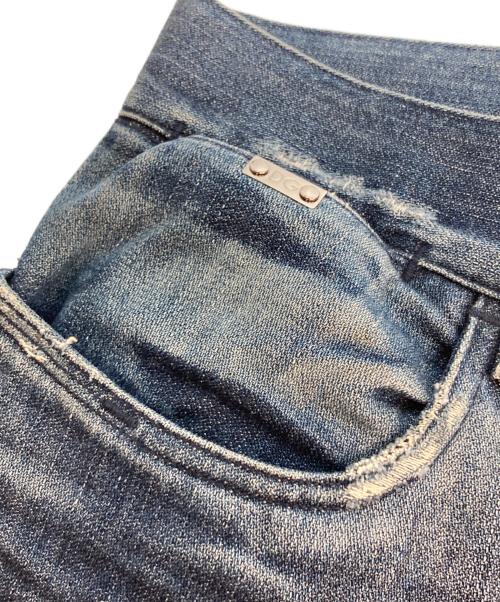 DOLCE & GABBANA（ドルチェ＆ガッバーナ）DOLCE & GABBANA (ドルチェ＆ガッバーナ) ダメージ加工デニムパンツ インディゴ サイズ:46の古着・服飾アイテム