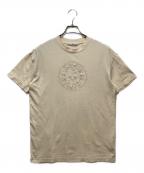 Acne studiosアクネ ストゥディオズ）の古着「ロゴ刺繍Ｔシャツ」｜ベージュ