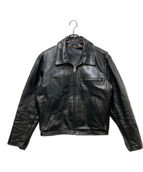 Schott（ショット）Schott (ショット) 643 SINGLE RIDERS(643シングルライダース)　 ブラック サイズ:38の古着・服飾アイテム