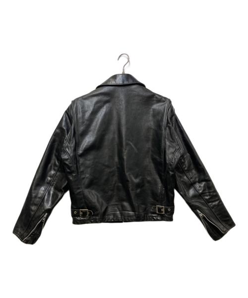 Schott（ショット）Schott (ショット) 643 SINGLE RIDERS(643シングルライダース)　 ブラック サイズ:38の古着・服飾アイテム