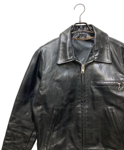 Schott（ショット）Schott (ショット) 643 SINGLE RIDERS(643シングルライダース)　 ブラック サイズ:38の古着・服飾アイテム
