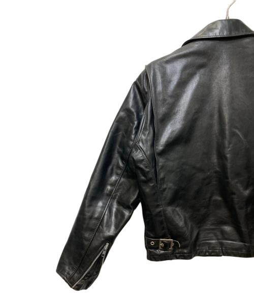 Schott（ショット）Schott (ショット) 643 SINGLE RIDERS(643シングルライダース)　 ブラック サイズ:38の古着・服飾アイテム