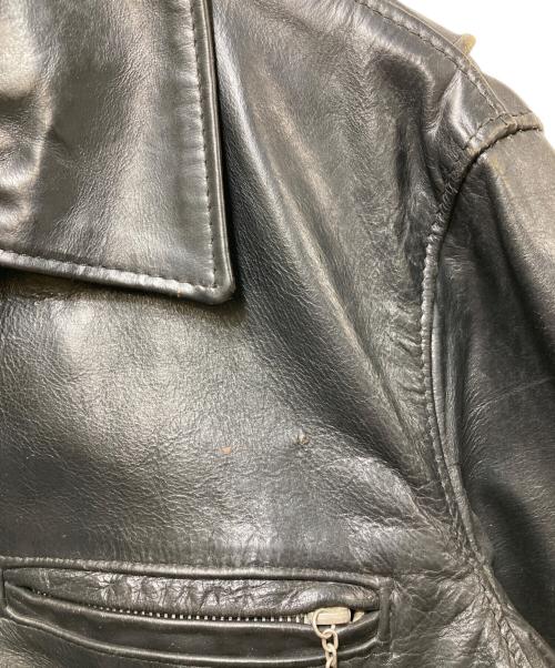Schott（ショット）Schott (ショット) 643 SINGLE RIDERS(643シングルライダース)　 ブラック サイズ:38の古着・服飾アイテム