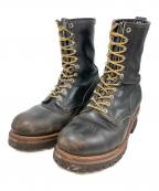 RED WINGレッドウィング）の古着「ロガーブーツ　270032 / MADE IN USA」｜ブラック