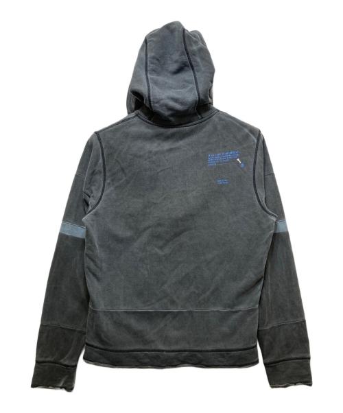 DIESEL（ディーゼル）DIESEL (ディーゼル) ハーフジップパーカー　Y2K 00’S ブラック サイズ:Lの古着・服飾アイテム