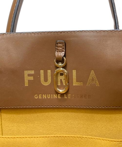 FURLA（フルラ）FURLA (フルラ) ミアステラ  2WAYバッグ ブラウンの古着・服飾アイテム