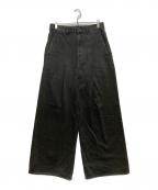 STUDIOUSステュディオス）の古着「BLEACH OVERDYE JEANS(ブリーチオーバーダイジーンズ）」｜ブラック
