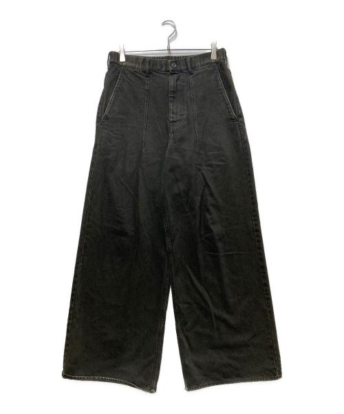 STUDIOUS（ステュディオス）STUDIOUS (ステュディオス) BLEACH OVERDYE JEANS(ブリーチオーバーダイジーンズ） ブラック サイズ:１の古着・服飾アイテム