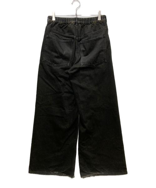 STUDIOUS（ステュディオス）STUDIOUS (ステュディオス) BLEACH OVERDYE JEANS(ブリーチオーバーダイジーンズ） ブラック サイズ:１の古着・服飾アイテム