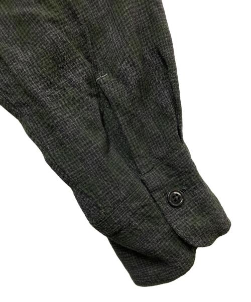 MAATEE&SONS（マーティーアンドサンズ）MAATEE&SONS (マーティーアンドサンズ) 強撚RAYON OP COLLAR SHIRTS　24AW  グレー サイズ:3の古着・服飾アイテム