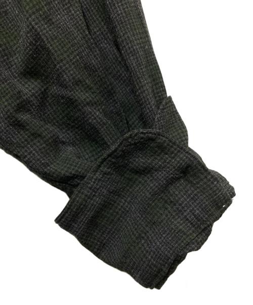 MAATEE&SONS（マーティーアンドサンズ）MAATEE&SONS (マーティーアンドサンズ) 強撚RAYON OP COLLAR SHIRTS　24AW  グレー サイズ:3の古着・服飾アイテム