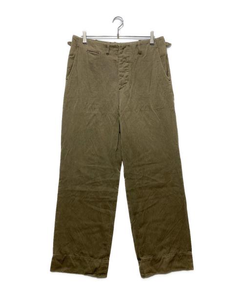 MAATEE&SONS（マーティーアンドサンズ）MAATEE&SONS (マーティーアンドサンズ) CHINO TROUSER ドゥルン（チノトラウザー）MT5103-0209A オリーブ サイズ:3の古着・服飾アイテム