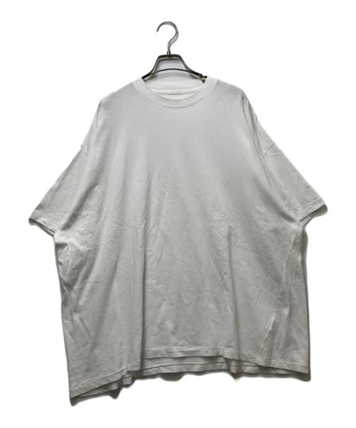 COMOLI（コモリ）COMOLI (コモリ) コットンメッシュ 半袖Tシャツ B01-05036 /26SS ホワイト サイズ:3の古着・服飾アイテム