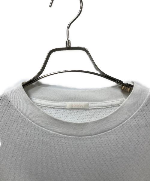 COMOLI（コモリ）COMOLI (コモリ) コットンメッシュ 半袖Tシャツ B01-05036 /26SS ホワイト サイズ:3の古着・服飾アイテム
