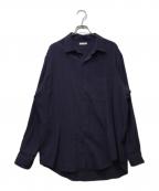 ULTERIORアルテリア）の古着「RAYON LINEN CHECK SHIRT （レーヨンリネンチェックシャツ）USH64-KC218」｜パープル