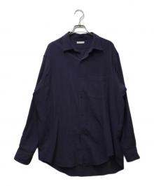 ULTERIOR（アルテリア）の古着「RAYON LINEN CHECK SHIRT （レーヨンリネンチェックシャツ）USH64-KC218」｜パープル