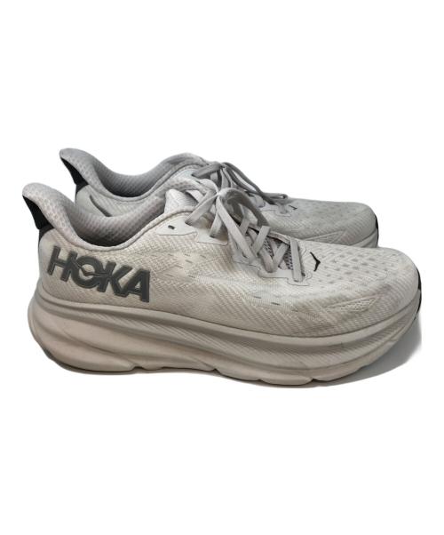 HOKA（ホカ）HOKA (ホカ) M CLIFTON 9 ホワイト サイズ:26.5の古着・服飾アイテム