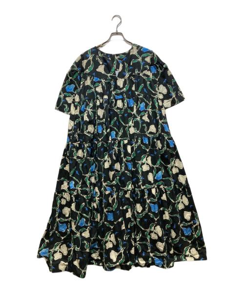 CITYSHOP（シティショップ）CITYSHOP (シティショップ) PRINT MAXI DRESS （プリントマキシドレス）/ アフリカンwaxドレス 24040042803020 ブラック サイズ:実寸参照の古着・服飾アイテム