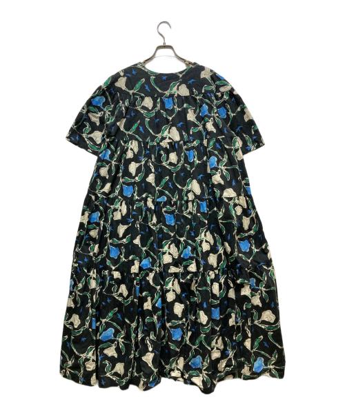 CITYSHOP（シティショップ）CITYSHOP (シティショップ) PRINT MAXI DRESS （プリントマキシドレス）/ アフリカンwaxドレス 24040042803020 ブラック サイズ:実寸参照の古着・服飾アイテム