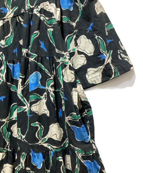 CITYSHOP（シティショップ）CITYSHOP (シティショップ) PRINT MAXI DRESS （プリントマキシドレス）/ アフリカンwaxドレス 24040042803020 ブラック サイズ:実寸参照の古着・服飾アイテム