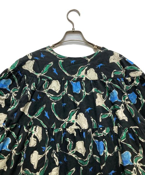 CITYSHOP（シティショップ）CITYSHOP (シティショップ) PRINT MAXI DRESS （プリントマキシドレス）/ アフリカンwaxドレス 24040042803020 ブラック サイズ:実寸参照の古着・服飾アイテム