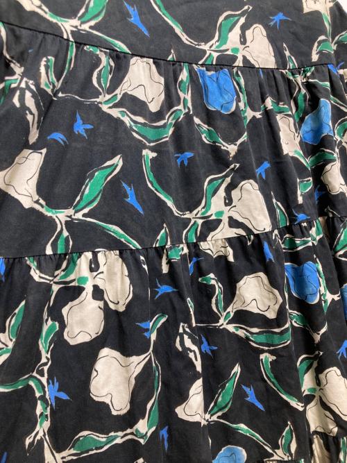 CITYSHOP（シティショップ）CITYSHOP (シティショップ) PRINT MAXI DRESS （プリントマキシドレス）/ アフリカンwaxドレス 24040042803020 ブラック サイズ:実寸参照の古着・服飾アイテム