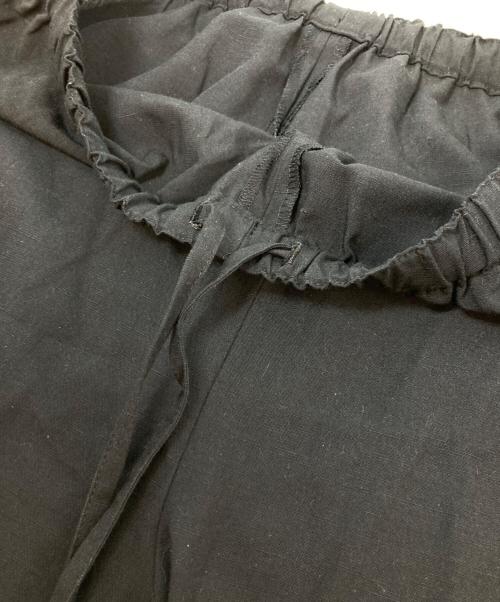 Plage（プラージュ）Plage (プラージュ) 26SS Linen mix easy パンツ　26030922211020 ブラック サイズ:36の古着・服飾アイテム