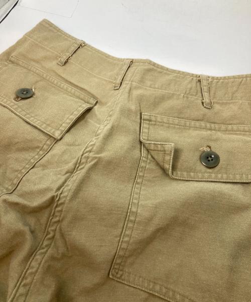 Couture d'adam（クチュールドアダム）COUTURE D'ADAM (クチュールドアダム) 26SS OLD FATIGUES PANTS(オールドファティーグパンツ)　26SS-045 カーキ サイズ:29の古着・服飾アイテム