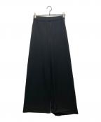 Plageプラージュ）の古着「26SS Bias Relax パンツ 10　26030922165310」｜ブラック