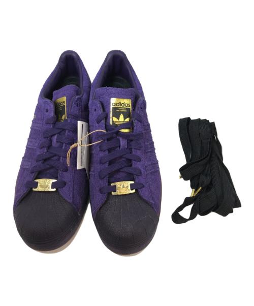 adidas（アディダス）adidas (アディダス) Kader Sylla (ケイダーシイラ) Superstar ADV 'Dark Purple' パープル サイズ:27の古着・服飾アイテム