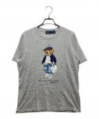 POLO RALPH LAURENポロ・ラルフローレン）の古着「POLO ベア コットン ジャージー Tシャツ」｜グレー