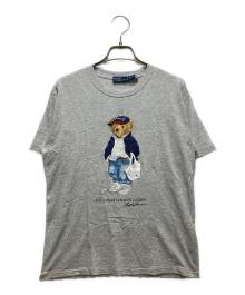 POLO RALPH LAUREN（ポロ・ラルフローレン）の古着「POLO ベア コットン ジャージー Tシャツ」｜グレー