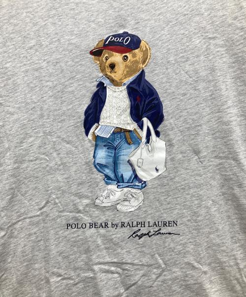 POLO RALPH LAUREN（ポロ・ラルフローレン）POLO RALPH LAUREN (ポロ・ラルフローレン) POLO ベア コットン ジャージー Tシャツ グレー サイズ:Sの古着・服飾アイテム