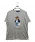 POLO RALPH LAUREN（ポロ・ラルフローレン）の古着「POLO ベア コットン ジャージー Tシャツ」｜グレー