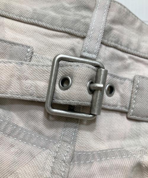 LOEWE（ロエベ）LOEWE (ロエベ) アーガイルジャカードパターン シンチバックデニム　股下80cm ピンク サイズ:44の古着・服飾アイテム