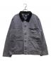 stussy（ステューシー）の古着「HEAVY WASH CHORE JACKET(ヘビーウォッシュチョアジャケット)　」｜グレー