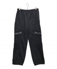 SUPREME（シュプリーム）の古着「Jacquard Panel Track Pant(ジャガードパネルトラックパンツ)　22AW　」｜ブラック