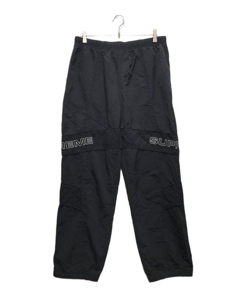 SUPREME（シュプリーム）SUPREME (シュプリーム) Jacquard Panel Track Pant(ジャガードパネルトラックパンツ)　22AW　 ブラック サイズ:Mの古着・服飾アイテム
